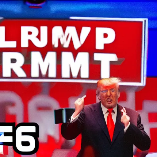 Image similar to donald trump wins esports gaming tournament