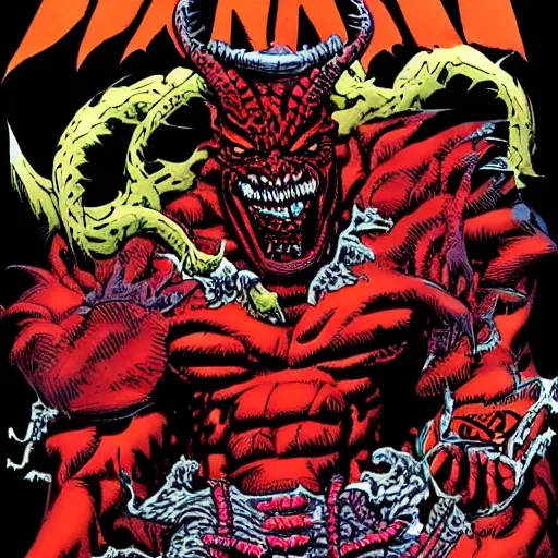 Image similar to demon by todd mcfarlane