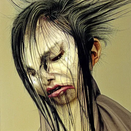 Prompt: realistic detailed photo rendered in octane 3d , human mosquito with Weird Dreams, mysticism, by Herman Serrano, late 80's, by Amano, Francis Bacon , by H.R. Giger, Elizabeth Erickson, Kenny Schar, Robert Colescott painting, art by Takato Yamamoto. smooth shading, ultra detailed, high resolution, masterpiece. rendered in blender, ultra realistic, cinematic, unreal 6