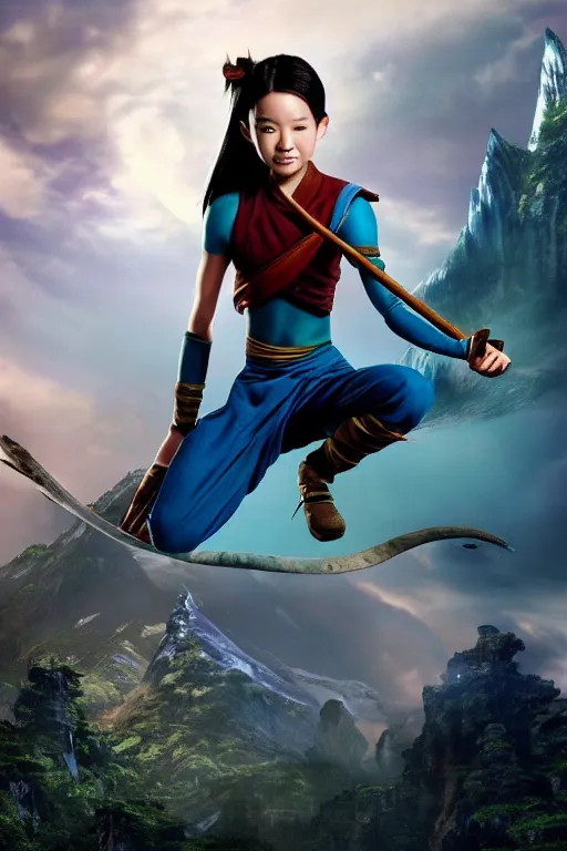 Image similar to photo of real life Ty Lee from Avatar The Last Airbender, 4K