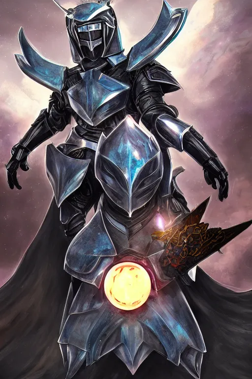 Image similar to helmet armor guardian destiny in witch queen illumination ray tracing hdr fanart arstation by sung choi robot ninja mask and eric pfeiffer and gabriel garza and casper konefal