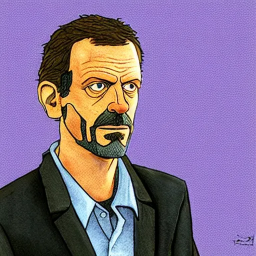 Image similar to Dr. Gregory House in Minecraft art style