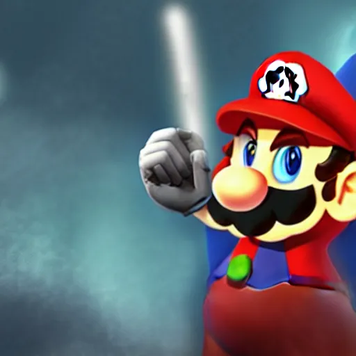 Image similar to mario as a league of legends character