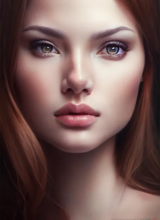 Image similar to photo of a gorgeous young woman in the style of stefan kostic, realistic, sharp focus, 8k high definition, insanely detailed, intricate, elegant, art by stanley lau and artgerm