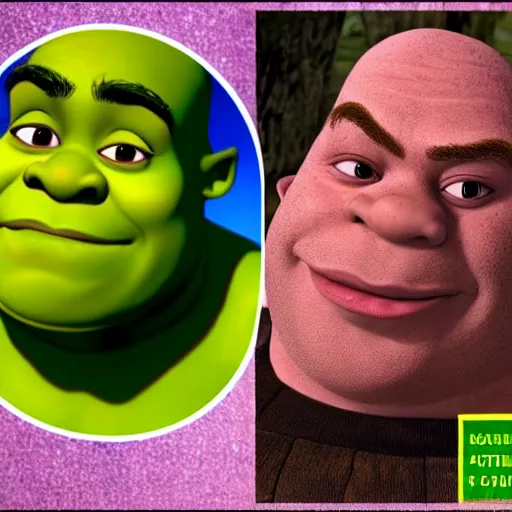 Image similar to shrek received nobel price