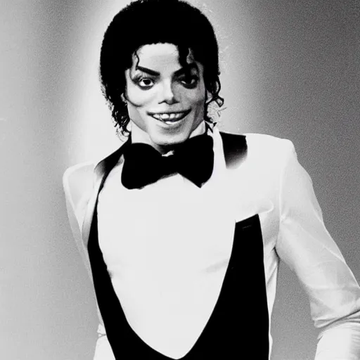 Prompt: michael jackson when he looked like a normal human being.