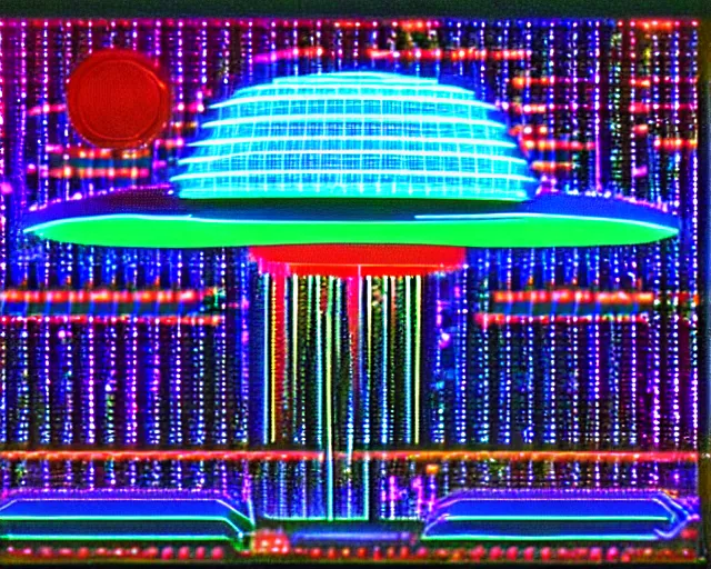 Prompt: ufo inspired by buchla