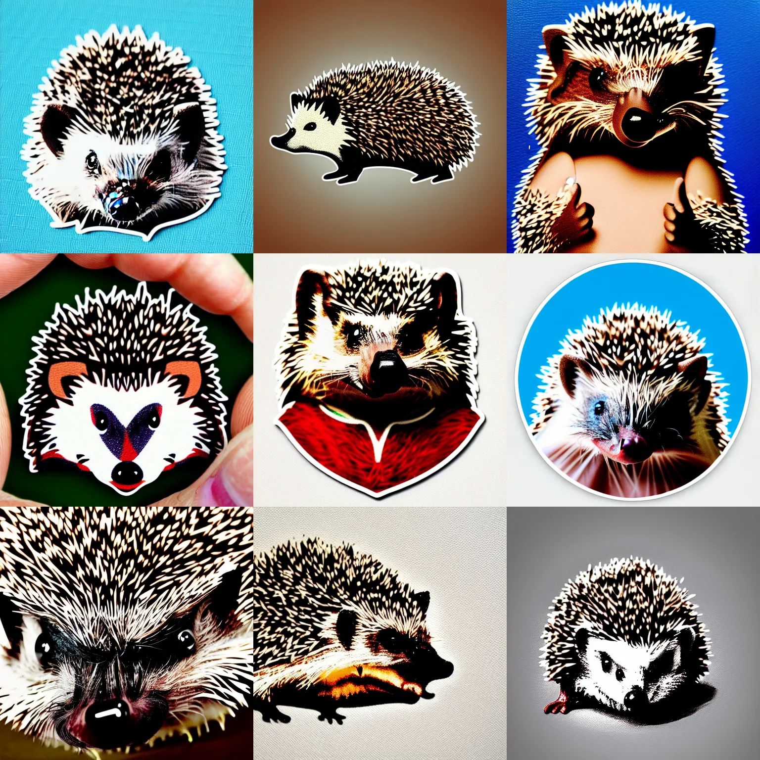 Prompt: hedgehog wrestler close up portrait, high resolution quality extremely detailed 8k intricate sticker precise sharp color heavy texture painting by rembrandt