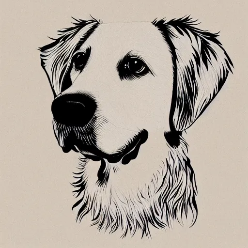 Image similar to illustration of a pretty green dog