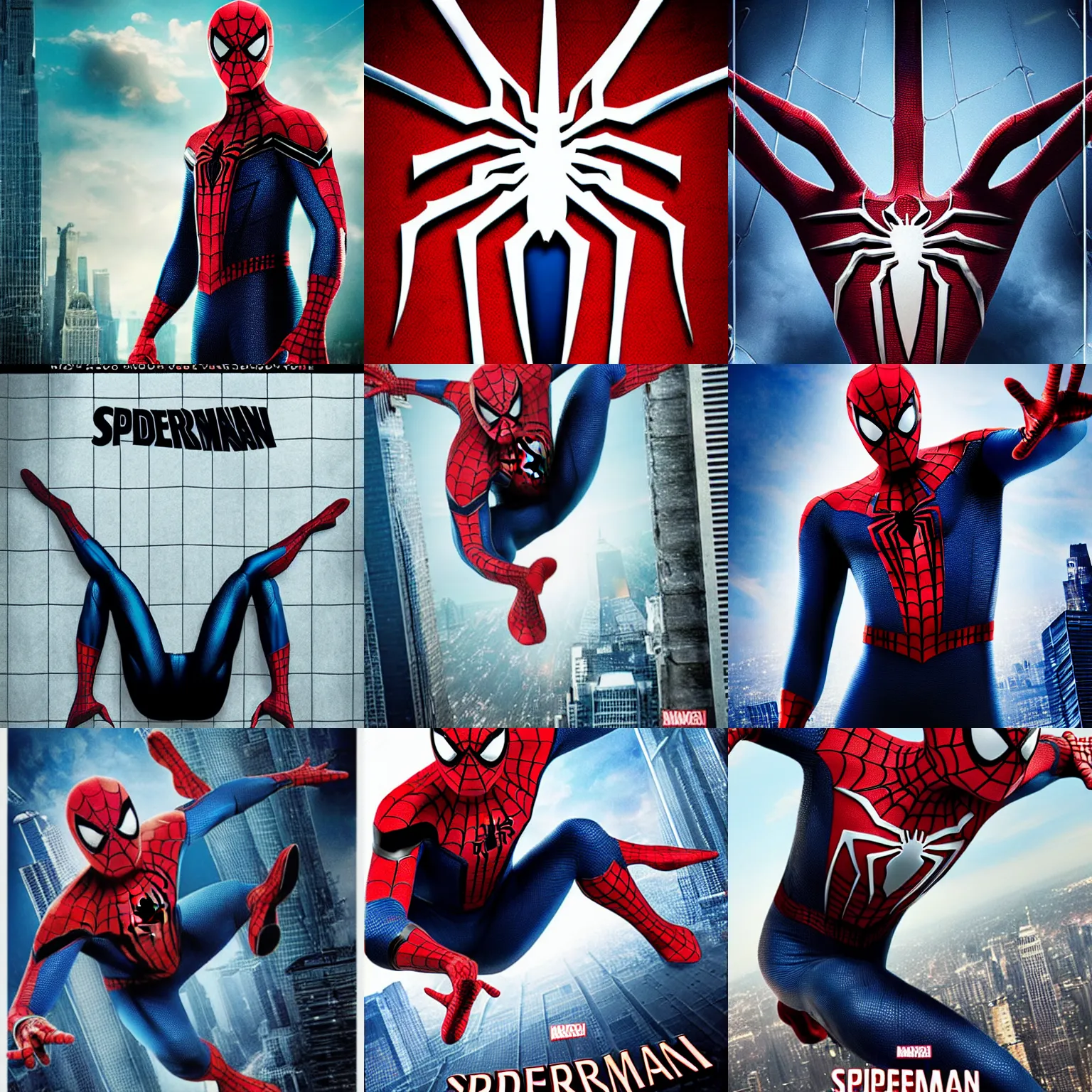 Prompt: Spiderman 4 movie poster