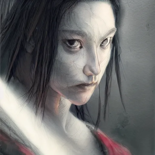 Image similar to portrait, female anthropomorphic cardinal druid, watercolor, dramatic lighting, cinematic, establishing shot, extremely high detail, foto realistic, cinematic lighting, pen and ink, intricate line drawings, by Yoshitaka Amano, Ruan Jia, Kentaro Miura, Artgerm, post processed, concept art, artstation, matte painting, style by eddie mendoza, raphael lacoste, alex ross,