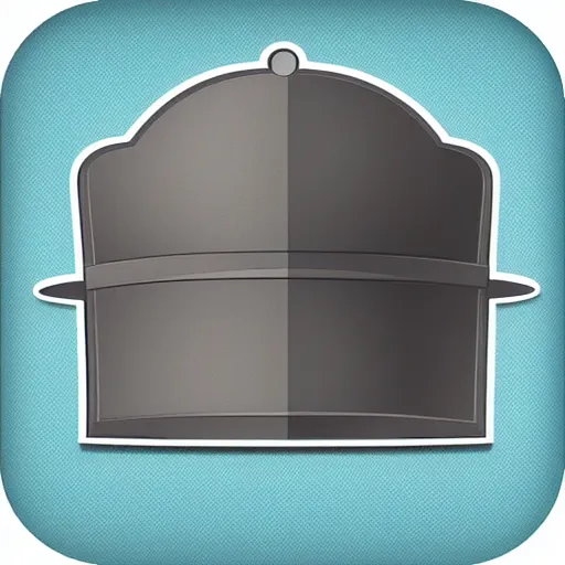 Image similar to top hat, app icon,