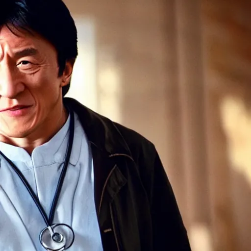 Prompt: Jackie Chan as doctor