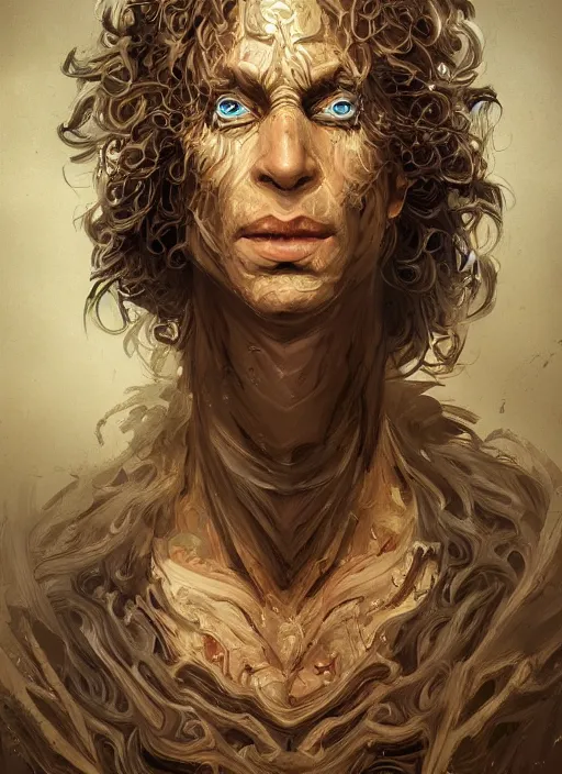 Image similar to high intricate portrait of the sandman, full shot, neil gaiman, maria panfilova, andrea savchenko, mike kime, ludovic plouffe, qi sheng luo, oliver cook, julian calle, eddie mendoza, trending on artstation