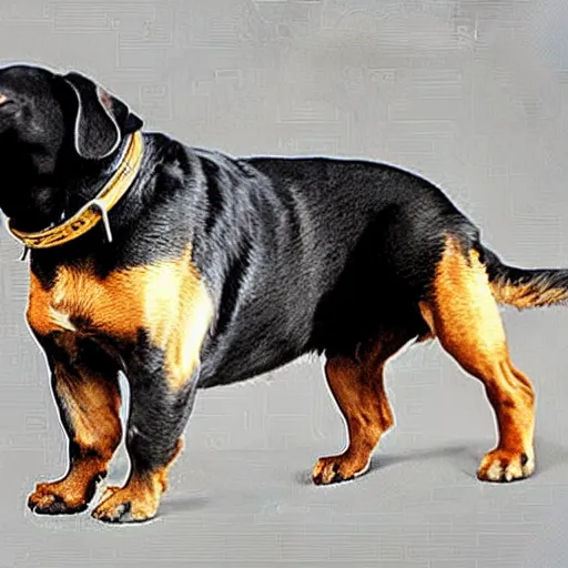 Image similar to astronaut rottweiler