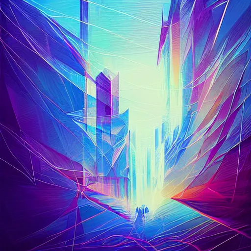 Prompt: mathematical graph by alena aenami and annato finnstark