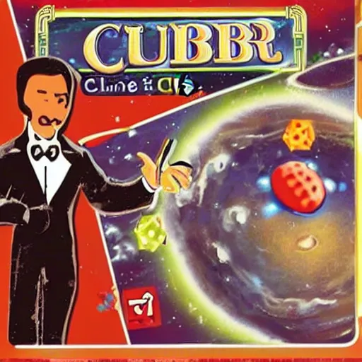 Prompt: waiter in space from clue the board game