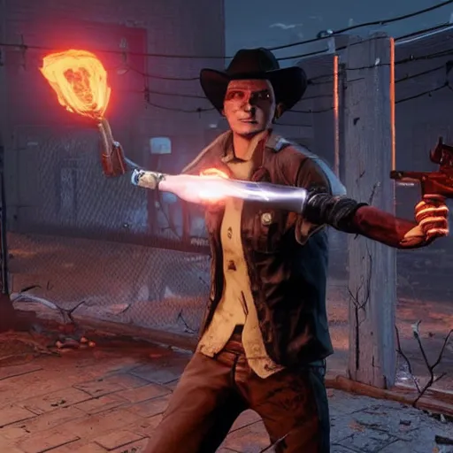 Image similar to the gunslinger in dead by daylight