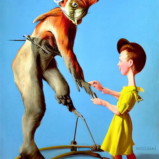 Prompt: art by ward kimball