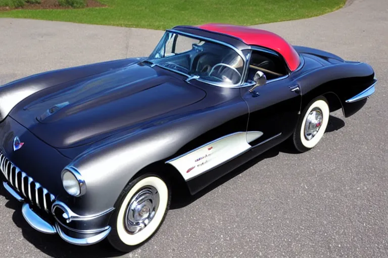 Image similar to 1 9 5 3 chevrolet corvette