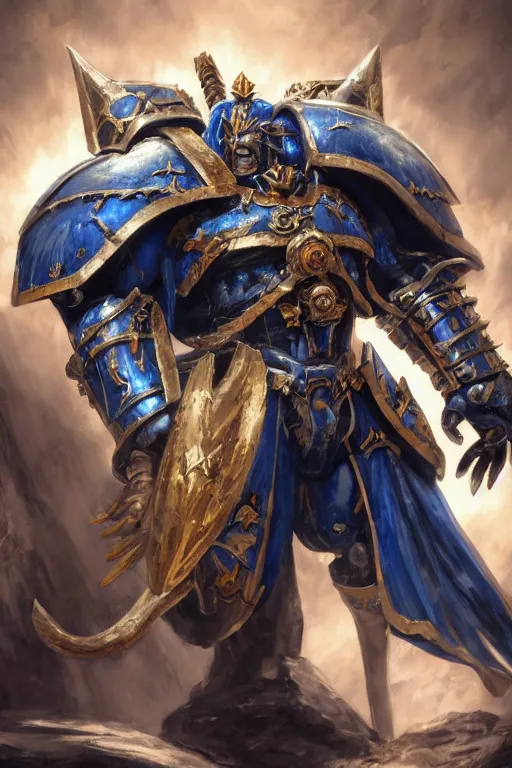 a epic and fantasy concept art of roboute guilliman, w | Stable Diffusion |  OpenArt