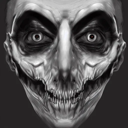 Prompt: Ghoul Portrait, digital painting, hyperrealistic trending on ArtStation