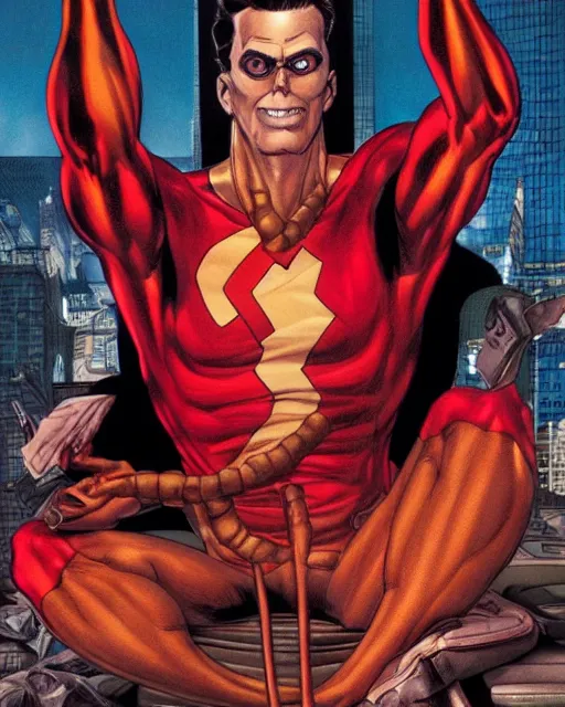 Image similar to plasticman by glenn fabry