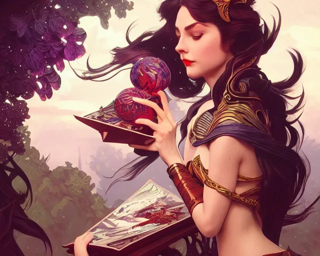 Image similar to photography of roy lichtenstein, deep focus, d & d and mtg, fantasy, intricate, elegant, highly detailed, digital painting, artstation, concept art, matte, sharp focus, illustration, hearthstone, art by artgerm and greg rutkowski and alphonse mucha