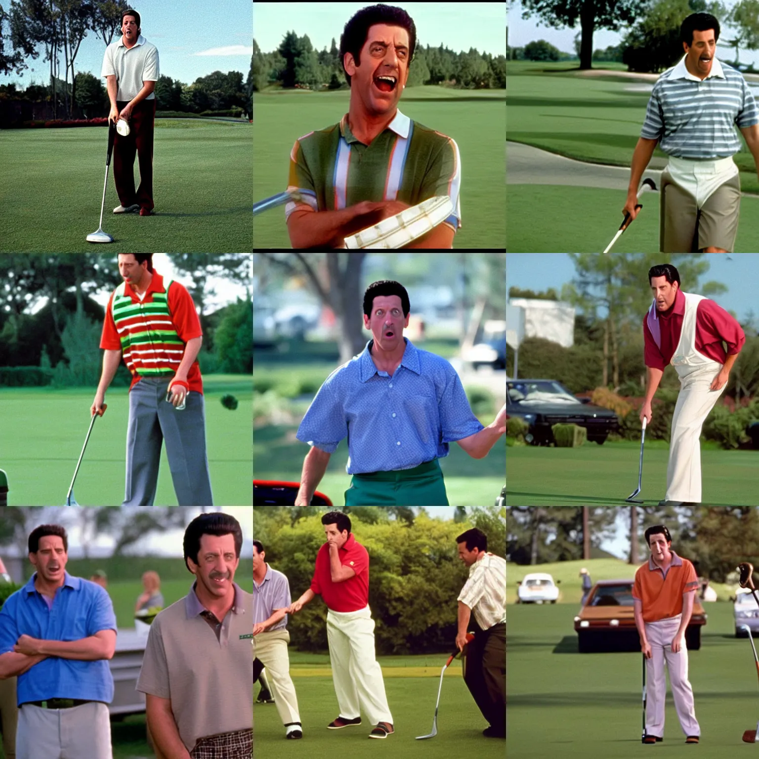 Prompt: a film still from happy gilmore ( 1 9 9 6 )