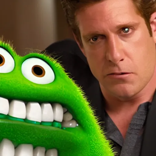 Image similar to mike wazowski in csi : miami, 4 k hd still