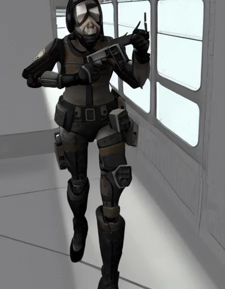 Image similar to Metrocop from Half-Life: Alyx