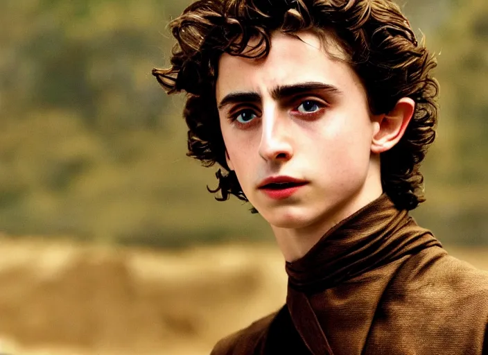 Image similar to timothee chalamet plays anakin skywalker in the live action remake of star wars revenge of the sith, 3 5 mm photography, highly detailed, cinematic lighting, standing pose, 4 k