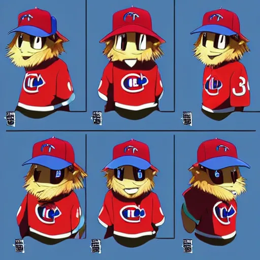 Image similar to anime Portrait of Youppi the Habs Montreal Canadiens Mascot as a very cute powerful and friendly pokemon, highly detailed anime, high evolution, 1990s, legendary, smooth, sharp focus, dynamic lighting, intricate, trending on ArtStation, illustration pokemon, art by WLOP