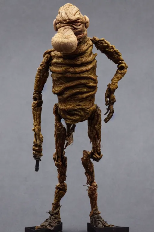 Image similar to mugwump action figure, product photography, vintage, collectible