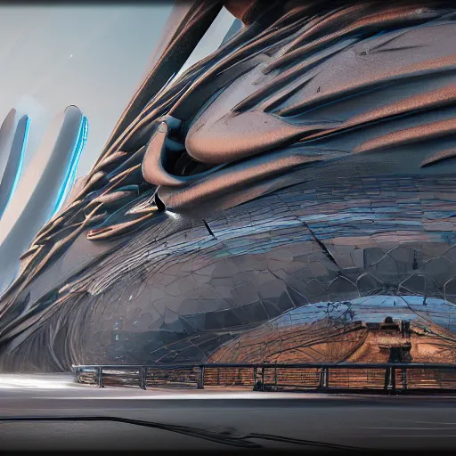 Image similar to sci-fi wall structure on the coronation of napoleon painting and photogrammetry point cloud digital billboard in the middle, unreal engine 5, keyshot, octane, artstation trending, ultra high detail, ultra realistic, cinematic, 8k, 16k, in style of zaha hadid, colors in style of nanospace Michael Menzelincev, colors in style of the Blade Runner 2049, in plastic, dark, tilt shift,