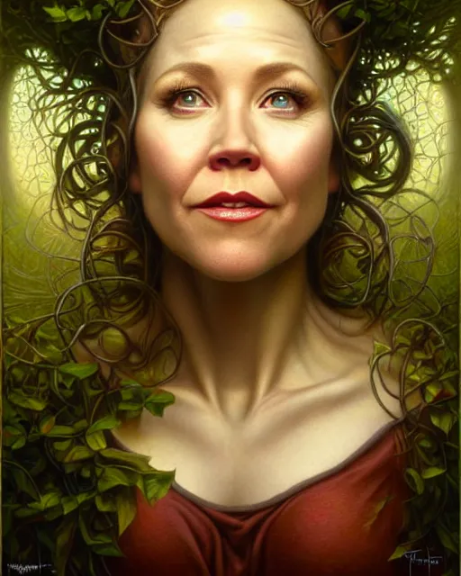 Prompt: detailed portrait of christina applegate apple!! gate! by tomasz alen kopera and peter mohrbacher and johanna martine! and margaret keane! coherent luminescent