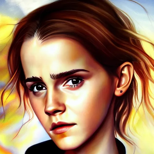 Prompt: realistic Portrait painting of Emma Watson as Evangelion with multiple wings, made by Michaelangelo, physical painting, Sharp focus,digital art, bright colors,fine art, trending on Artstation, unreal engine.