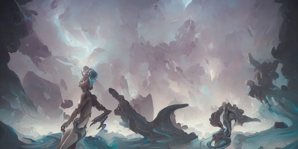 Image similar to latent space by peter mohrbacher