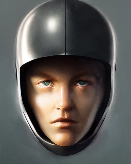 Prompt: smooth black glass featureless helmet, by greg rutkowski, mark brookes, jim burns, tom bagshaw, magali villeneuve, trending on artstation