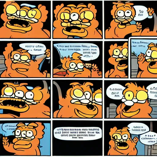 Image similar to continuation of garfield pipe strip by Jim Davis