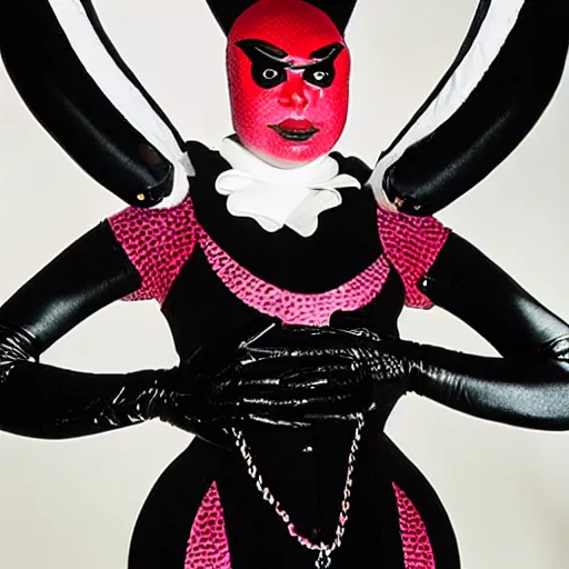 Image similar to photo of leigh bowery new costume