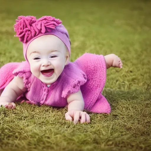 Image similar to cute baby laughing