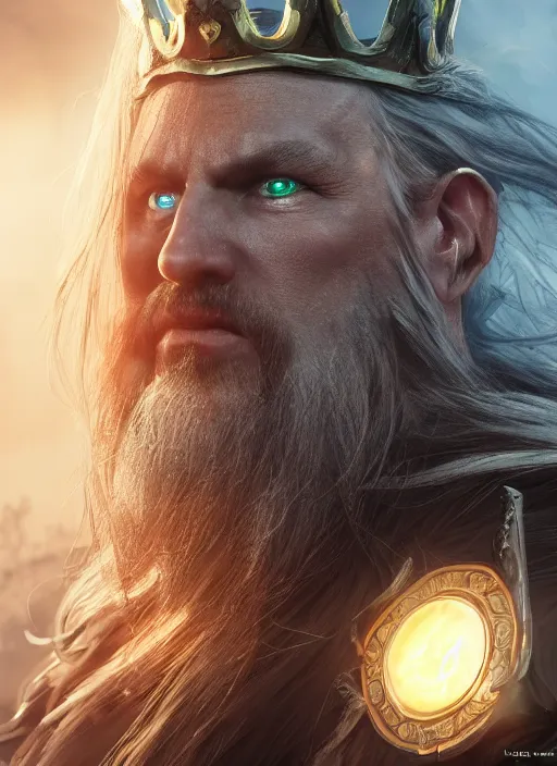 Image similar to greedy king royalty ultra detailed fantasy, elden ring, realistic, dnd character portrait, full body, dnd, rpg, lotr game design fanart by concept art, behance hd, artstation, deviantart, global illumination radiating a glowing aura global illumination ray tracing hdr render in unreal engine 5