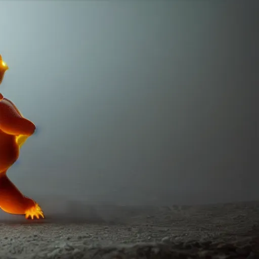 Prompt: hyperrealistic charmander, stunning 3 d render inspired by istvan sandorfi & greg rutkowski & mike judge, perfect symmetry, dim volumetric cinematic lighting, 8 k octane comprehensive render, extremely mega hyper - detailed and lifelike attributes & atmosphere, intricate, realistic flesh texture, masterpiece, artstation, stunning,