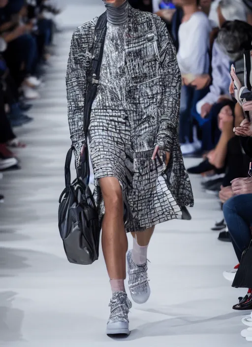 Image similar to hyperrealistic and heavy detailed Balenciaga runway show of marvel avengers , Leica SL2 50mm, vivid color, high quality, high textured, real life