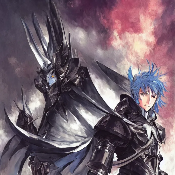 black knight full armor greatsword by Kentarō Miura berserk dark  souls manga style anime  AI Generated Artwork  NightCafe Creator