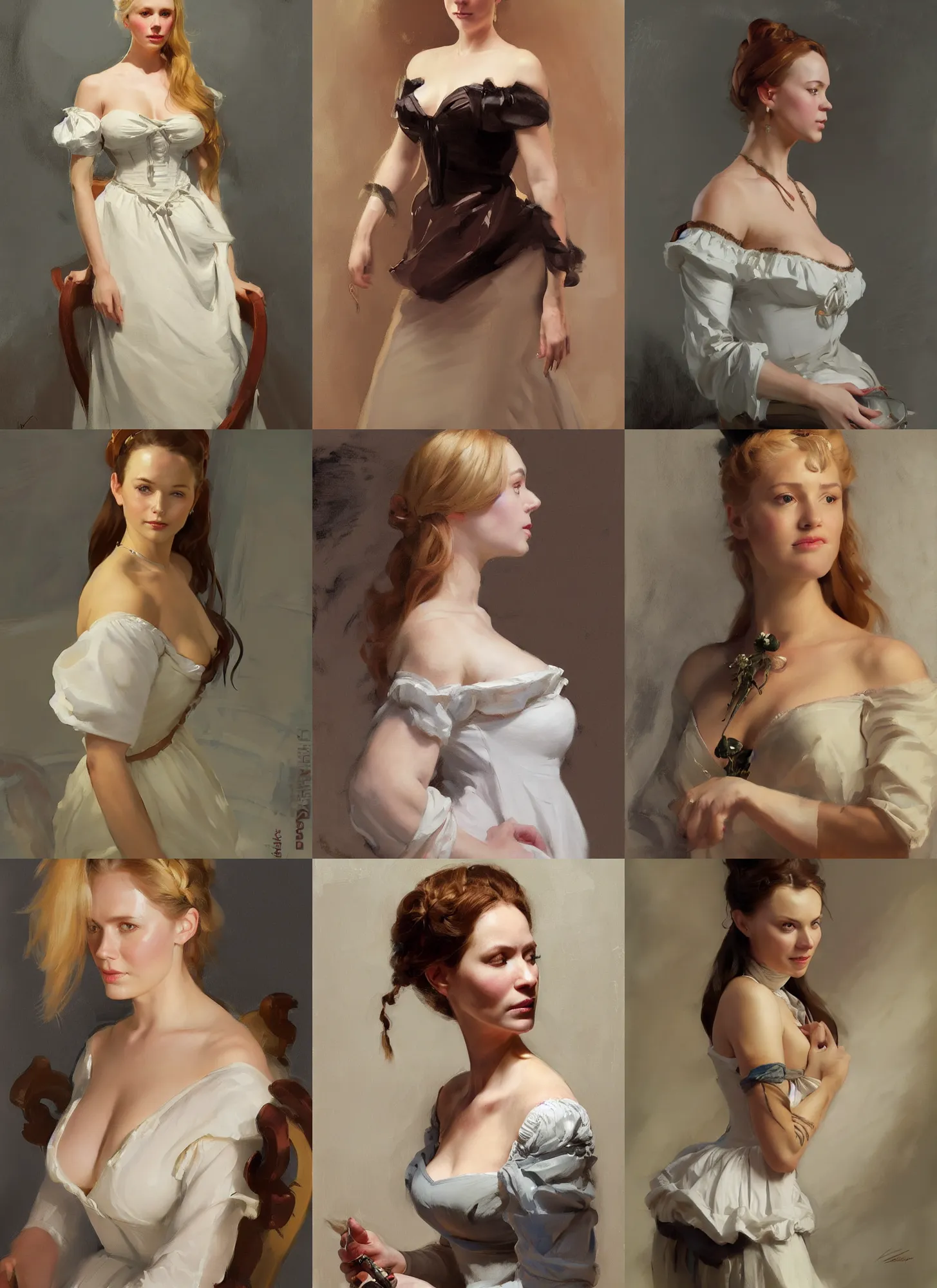 Prompt: portrait of a beautiful finnish norwegian swedish scandinavian attractive glamour model wearing 1 7 th century french off - the - shoulder neckline bodice with low neckline, jodhpurs greg manchess painting by sargent and leyendecker, studio ghibli fantasy medium shot asymmetrical intricate elegant matte painting illustration hearthstone, by greg rutkowski by greg tocchini by james gilleard