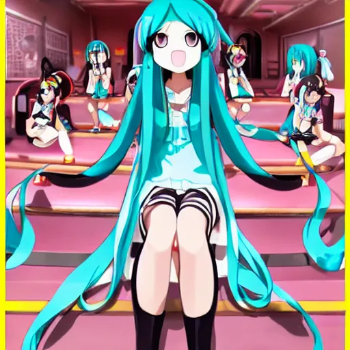 Image similar to Hatsune Miku Bored Ape NFT