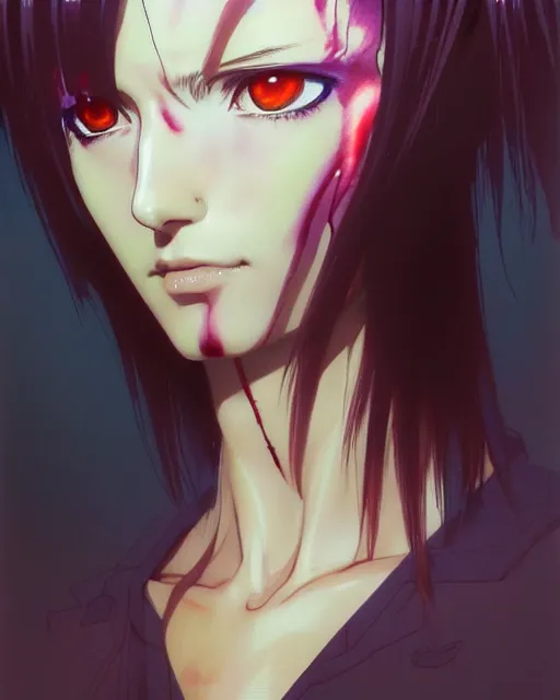 Prompt: portrait Anime 1984 Demon-Killer Sharp fine face pretty face, realistic shaded Perfect face, fine details. Anime. Los-Angeles luxury hyperrealistic by katsuhiro otomo ghost-in-the-shell, magali villeneuve, artgerm, rutkowski Jeremy Lipkin and Giuseppe Dangelico Pino and Michael Garmash and Rob Rey