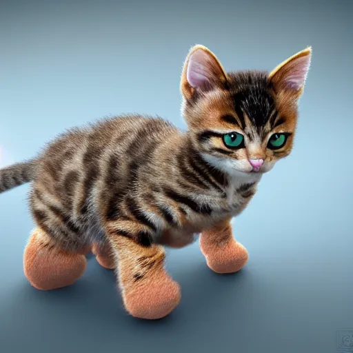 Image similar to kitten sandwish, hyper detailed, octane render